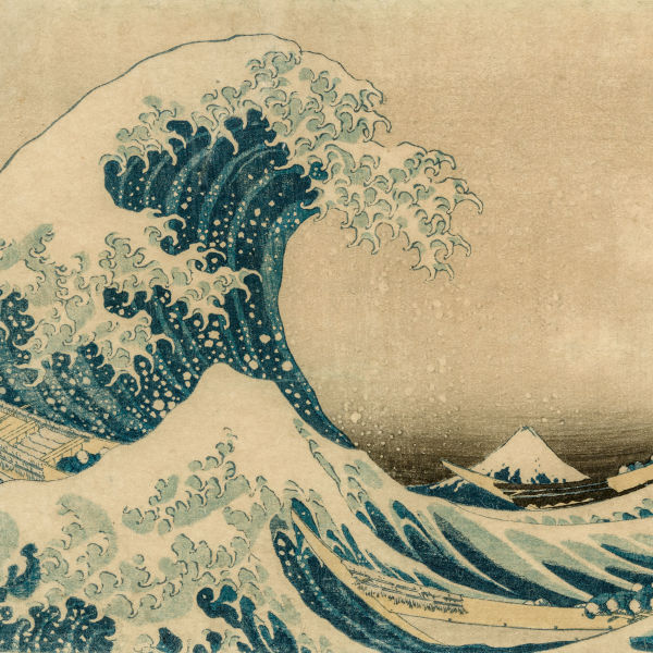 Hokusai, Hiroshige, Hasui. The changing Japan